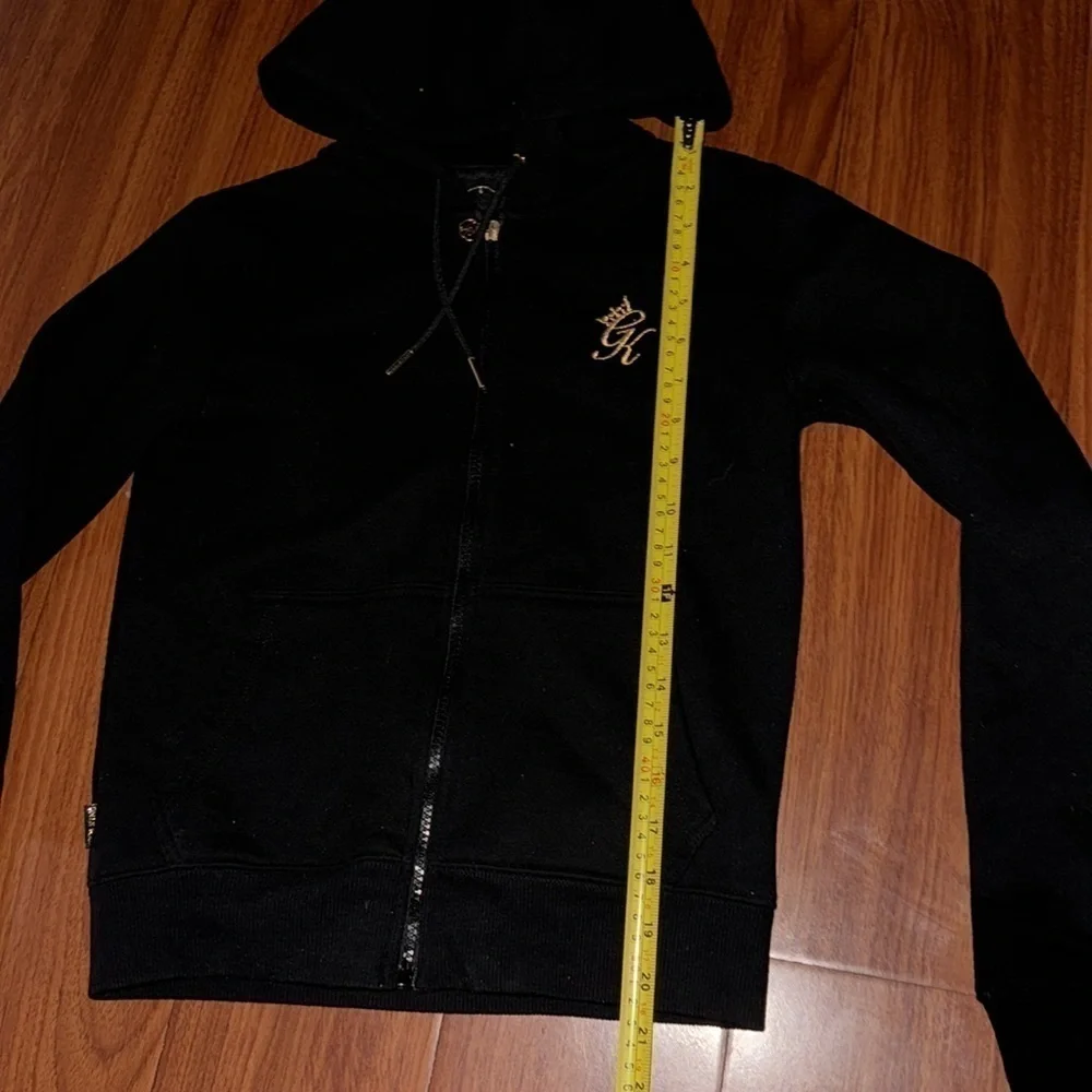 Gym king UK luxury exclusive the praco tracksuit set 2 piece black gold size 6-8 - Picture 3 of 14